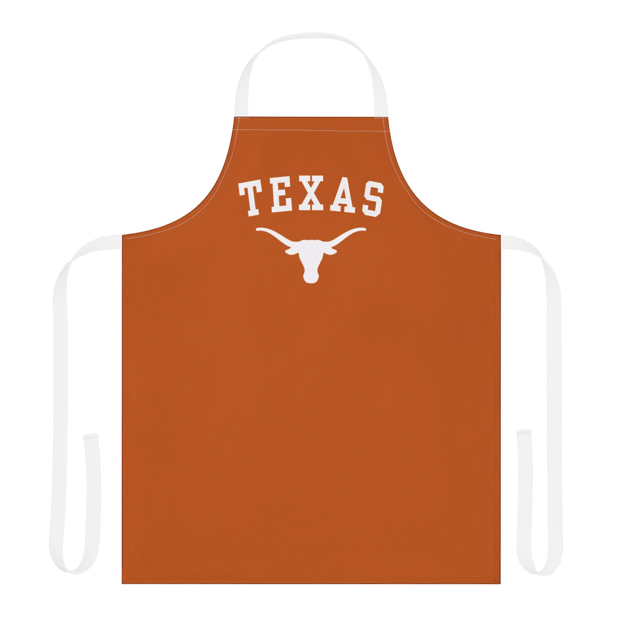 texas longhorn burnt orange personalized chef's kitchen apron texas longhorn burnt orange personalized chef's kitchen apron