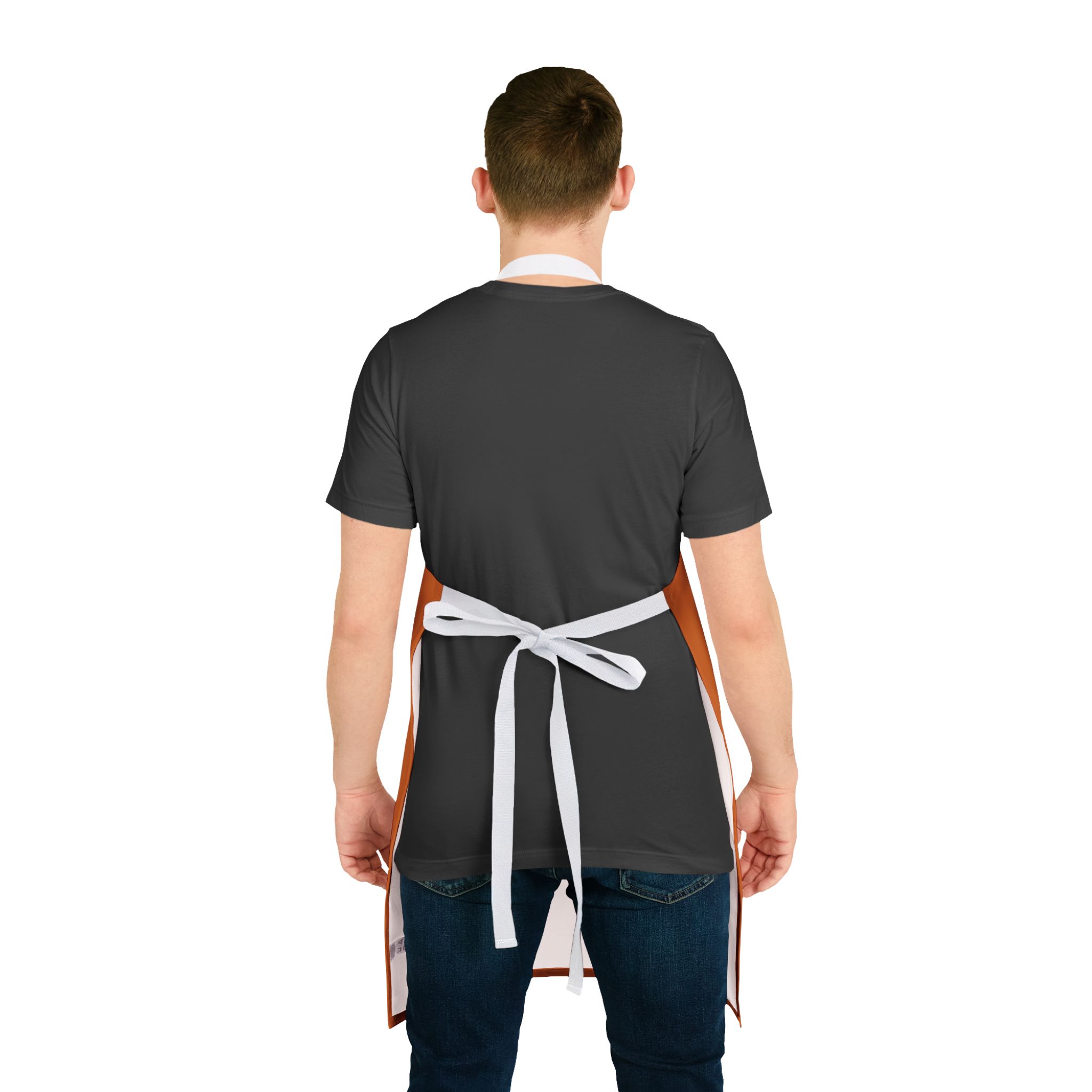 texas longhorn burnt orange personalized chef's kitchen apron texas longhorn burnt orange personalized chef's kitchen apron