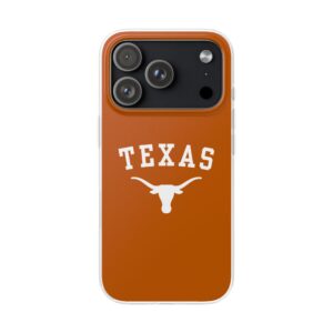 texas longhorns phone case cover hook em horns burnt orange ut collegiate fan gift